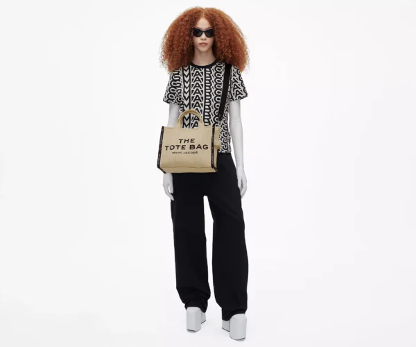 The Marc Jacobs Medium Tote Bag Jacquard Warm Sand