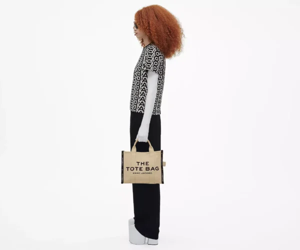 The Marc Jacobs Medium Tote Bag Jacquard Warm Sand