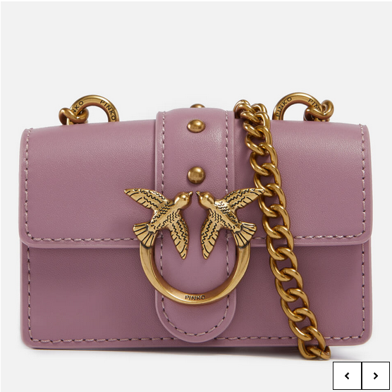 Micro Love Bag One Simply IVORY PURPLE-ANTIQUE GOLD