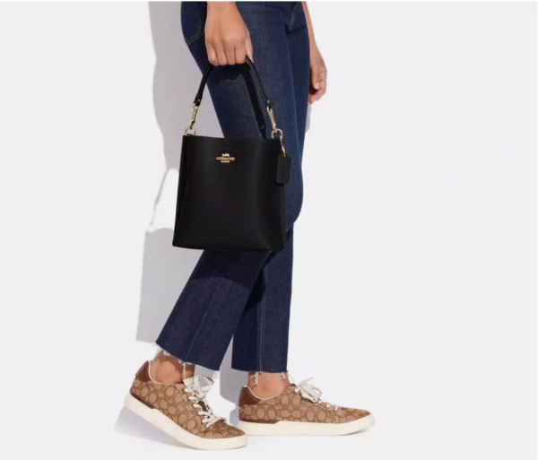 Coach Mollie Bucket Bag 22 Leather Black