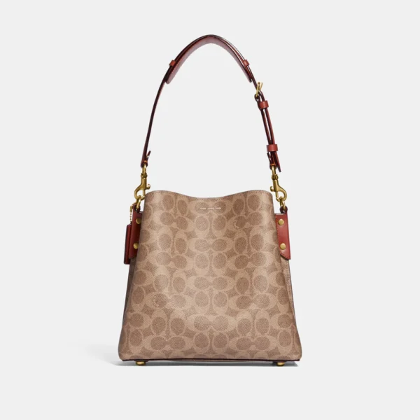 Coach Willow Bucket Bag In Signature Canvas