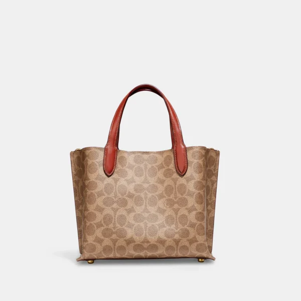 Coach Willow Tote Bag 24 In Signature Canvas