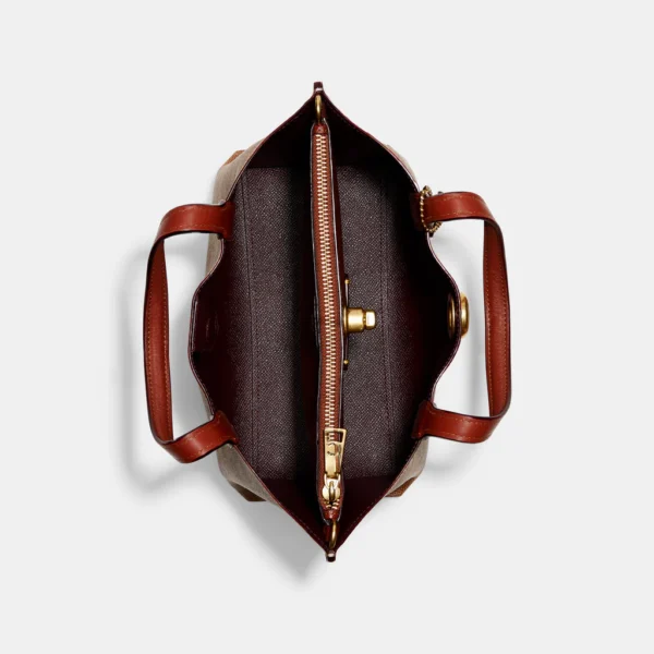 Coach Willow Tote Bag 24 In Signature Canvas