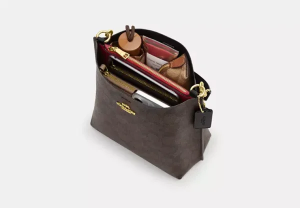 Coach Mollie Bucket Bag 22 Leather White