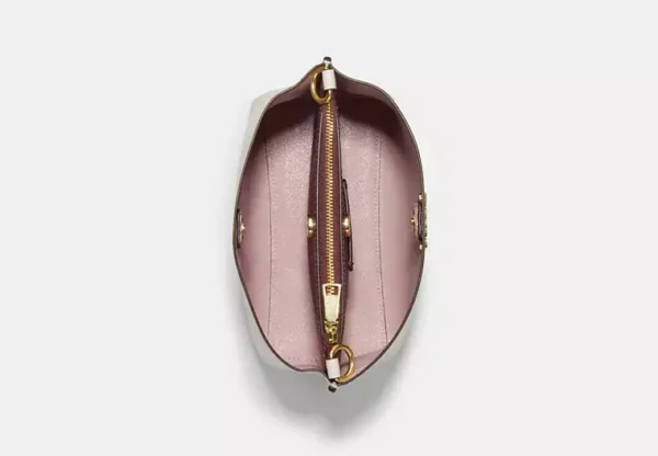 Coach Mollie Bucket Bag 22 Leather White