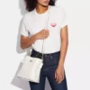 Coach Mollie Bucket Bag 22 Leather White