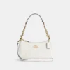 Coach Teri Shoulder Bag In Signature Canvas Chalk Glacierwhite