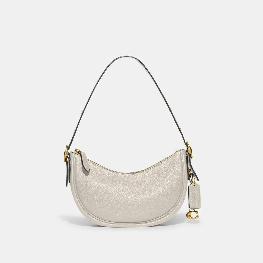 Coach Luna Shoulder Bag Leather White