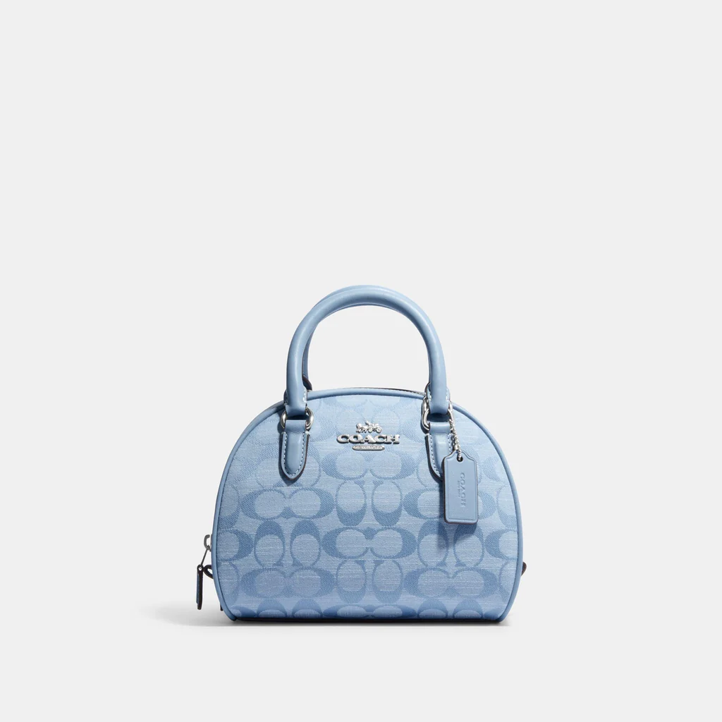 Coach Sydney Satchel In Signature Chambray
