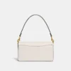 Coach Tabby Shoulder Bag 26 refined pebble leather Chalk