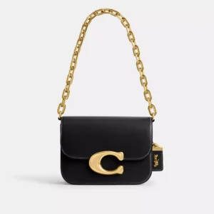 Coach Idol Leather Black