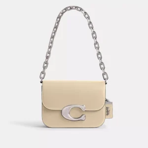 Coach Idol Leather Ivory