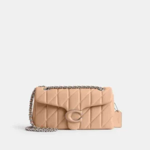 Coach Tabby Shoulder Bag 26 With Quilting Nude
