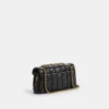 Coach Tabby Shoulder Bag 26 With Quilting Black Gold