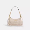 Coach Teri Shoulder Bag In Signature Canvas Sand White