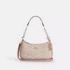 Coach Teri Shoulder Bag In Signature Canvas Sand Taupe