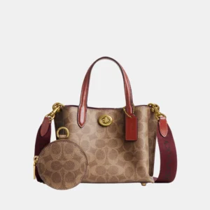 Coach Willow Tote Bag 18 In Signature Canvas