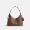 cw614_b4cbd_a0 Coach Brooklyn Shoulder Bag 23 Dark Stone
