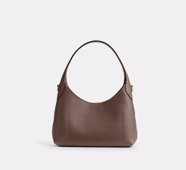 cw614_b4cbd_a5 Coach Brooklyn Shoulder Bag 23 Dark Stone