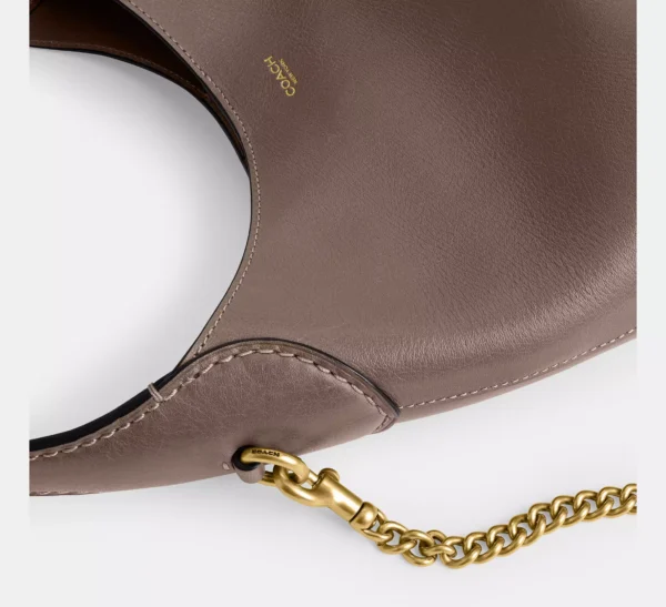 cw614_b4cbd_a99 Coach Brooklyn Shoulder Bag 23 Dark Stone