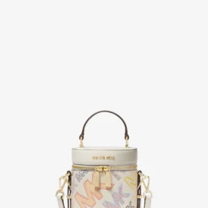 Michael Kors Bedford Travel Medium Satchel Bag in Soft Pink