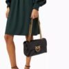 Pinko Classic Love Bag Puff Maxi Quilt BLACK-ANTIQUE GOLD