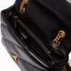 Pinko Classic Love Bag Puff Maxi Quilt BLACK-ANTIQUE GOLD