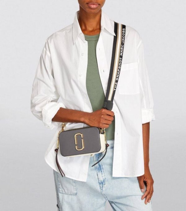 The Marc Jacobs Snapshot Cross-Body Bag Colorblock Shadow Grey/Multi
