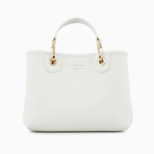Small MyEA shopper bag with deer print White Logo