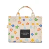 0400022768975_WHITEMULTI_A5 THE MARC JACOBS Wild Daisy CANVAS MEDIUM TOTE BAG