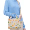 THE MARC JACOBS Wild Daisy CANVAS SMALL TOTE BAG