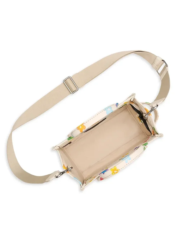 THE MARC JACOBS Wild Daisy CANVAS SMALL TOTE BAG