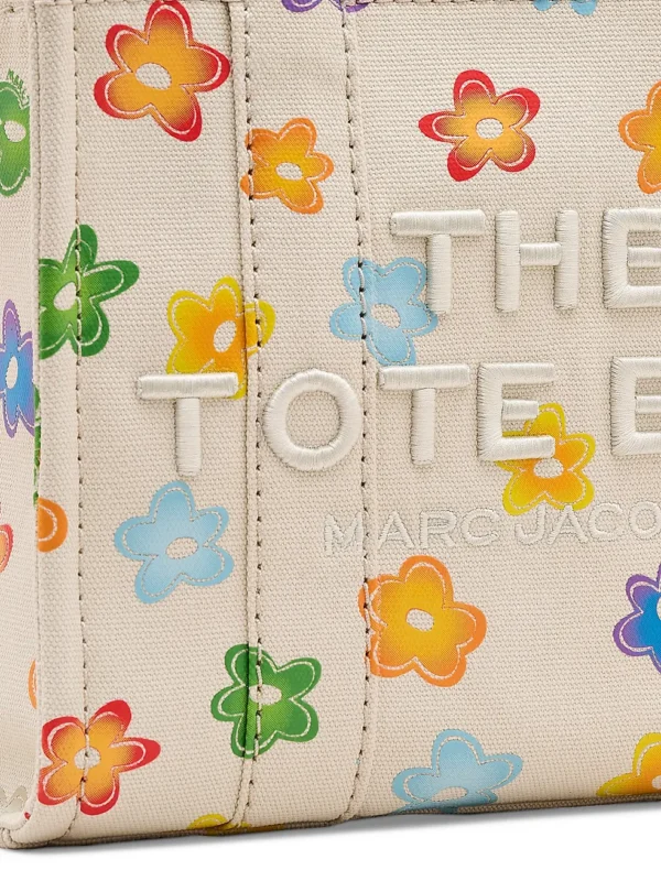 THE MARC JACOBS Wild Daisy CANVAS SMALL TOTE BAG