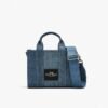 The Marc Jacobs Crystal Canvas Small Tote Bag crystal Denim