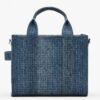 The Marc Jacobs Crystal Canvas Small Tote Bag crystal Denim