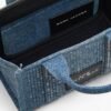 The Marc Jacobs Crystal Canvas Small Tote Bag crystal Denim