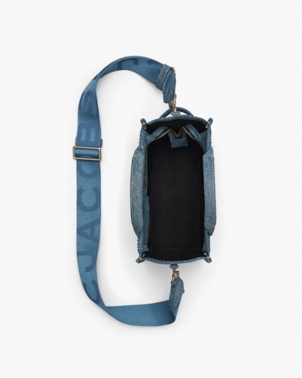 The Marc Jacobs Crystal Canvas Small Tote Bag crystal Denim