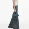 The Marc Jacobs Crystal Canvas Small Tote Bag crystal Denim