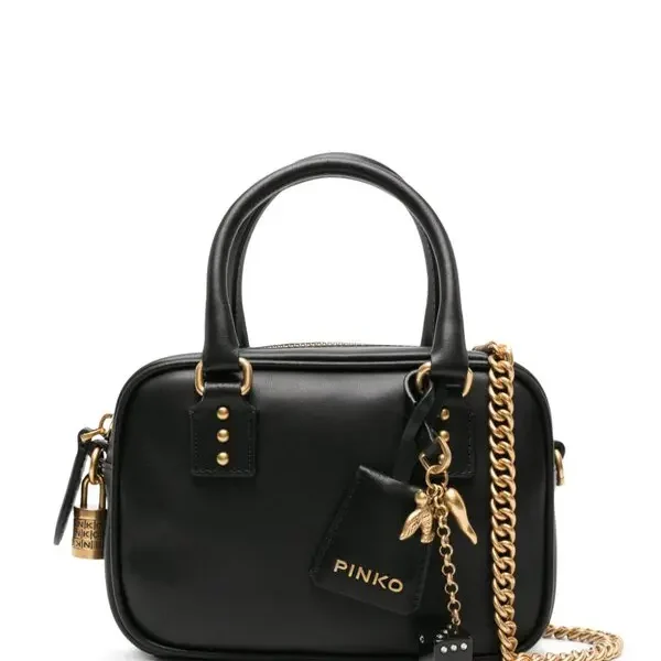 Pinko Mini Bowling Bag Black
