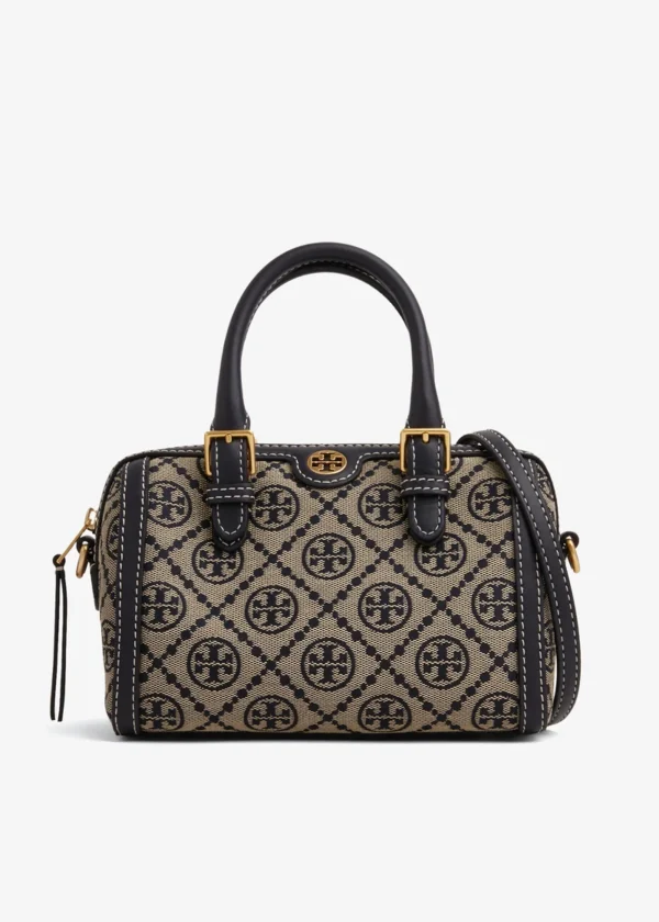 Tory Burch Mini T Monogram duffle bag Navy