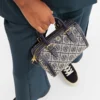 Tory Burch Mini T Monogram duffle bag Navy