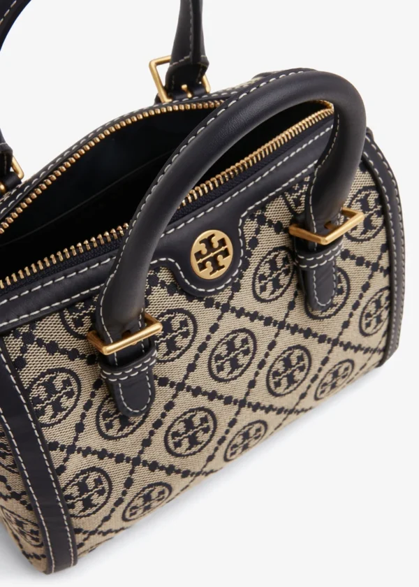 Tory Burch Mini T Monogram duffle bag Navy