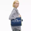 THE MARC JACOBS DENIM CHAIN MEDIUM TOTE BAG Dark Wash