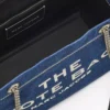 THE MARC JACOBS DENIM CHAIN MEDIUM TOTE BAG Dark Wash