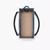 MJI_2F4HTT018H05_474_F8F8F8_4-5_ALT7 THE MARC JACOBS DENIM CHAIN MEDIUM TOTE BAG Light Wash