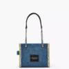 THE MARC JACOBS DENIM CHAIN SMALL TOTE BAG Light Wash