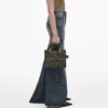 THE MARC JACOBS CAMO JACQUARD SMALL TOTE BAG Green