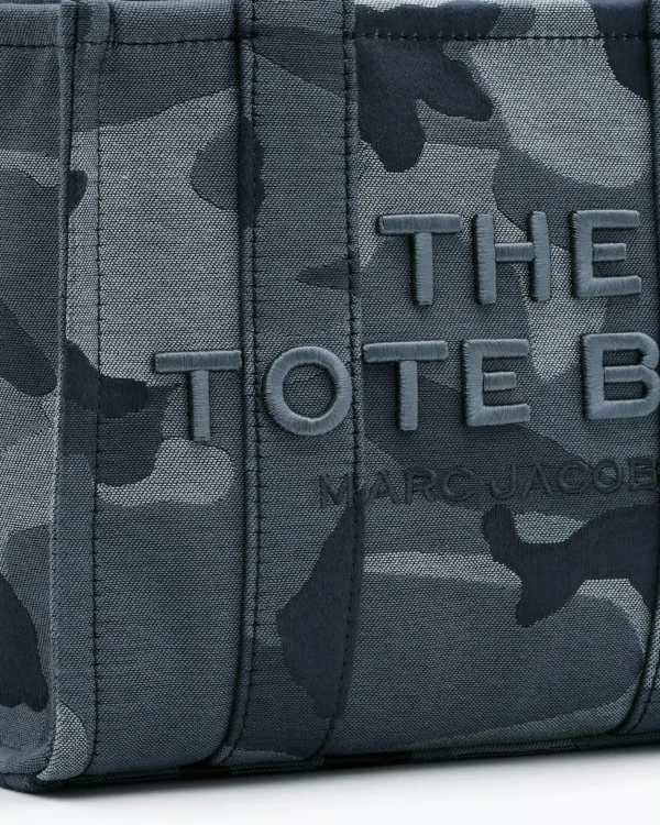 THE MARC JACOBS CAMO JACQUARD SMALL TOTE BAG Blue