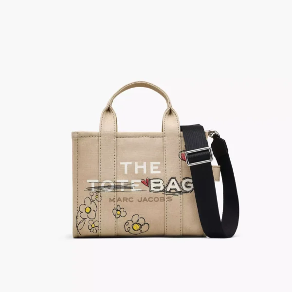 The Marc Jacobs Daisy Doodle Canvas Small Tote Bag