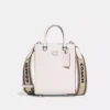 Coach Tote 16 With Signature Canvas Chalk
